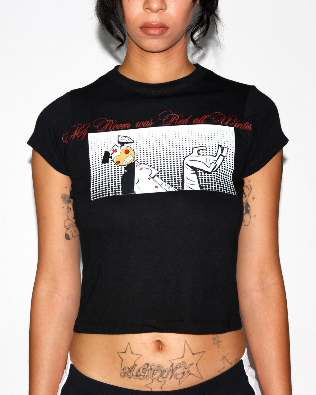Red Room Baby Tee