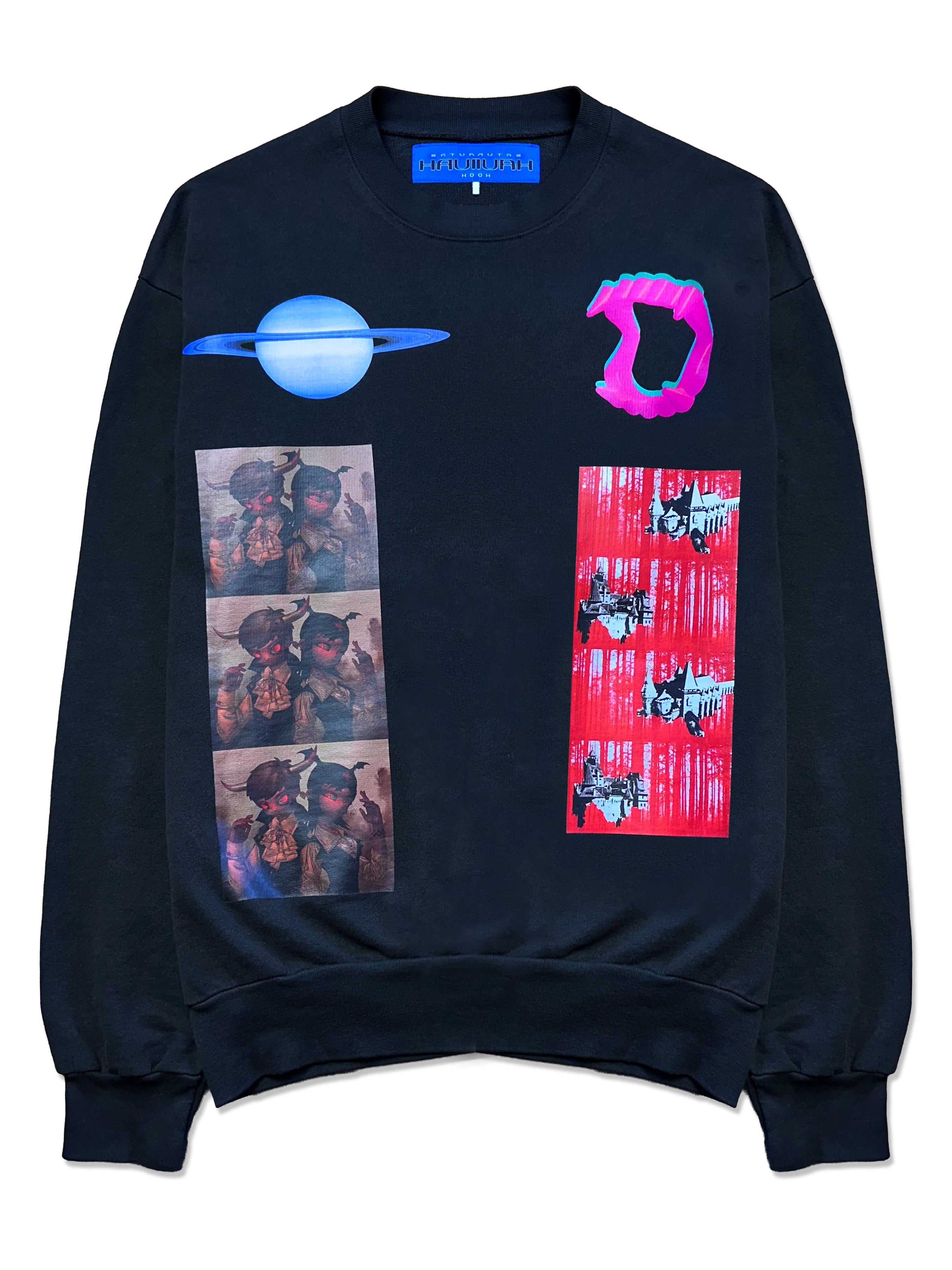Patches and Plastic Teeth Crewneck
